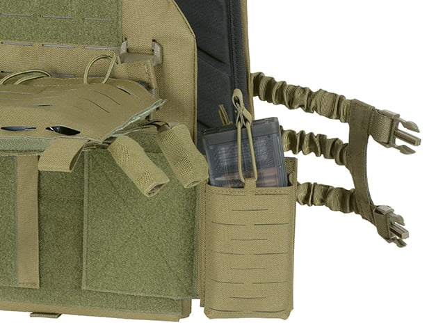 WING Expansion Panel MOLLE Laser-Cut - Black di 8FIELDS