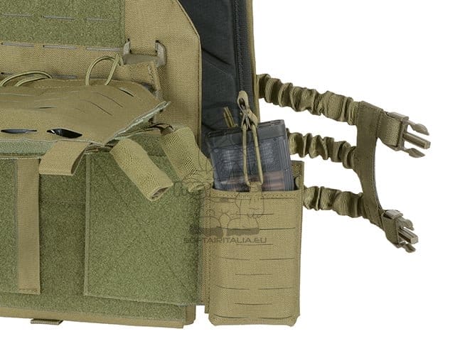 WING Expansion Panel MOLLE Laser-Cut - Black di 8FIELDS
