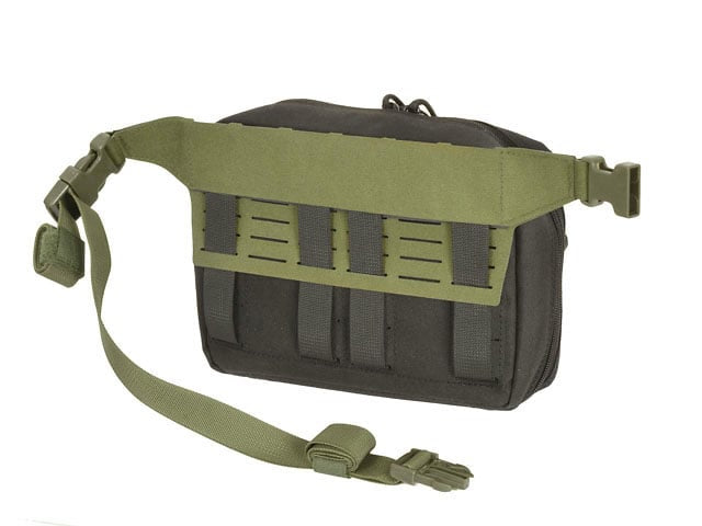 Fanny Pack MOLLE Laser Cut Verde di 8FIELDS