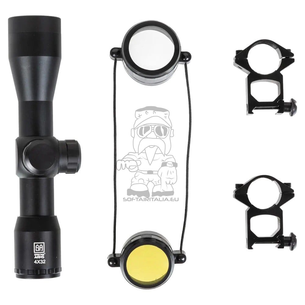 Ottica 4x32 Core Nera di SPECNA ARMS