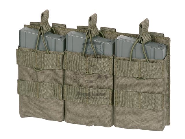 Open triple magazine pouch 7.62 - Ranger Green di 8FIELDS