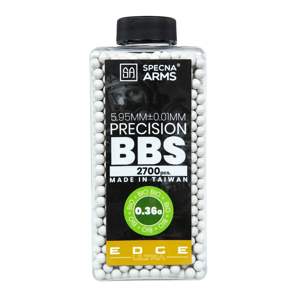 Pallini Bio Edge Ultra 0,36g Bianchi 2700 Pezzi di SPECNA ARMS