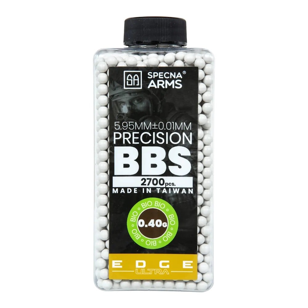Pallini Bio Edge Ultra 0,40g Bianchi 2700 Pezzi di SPECNA ARMS