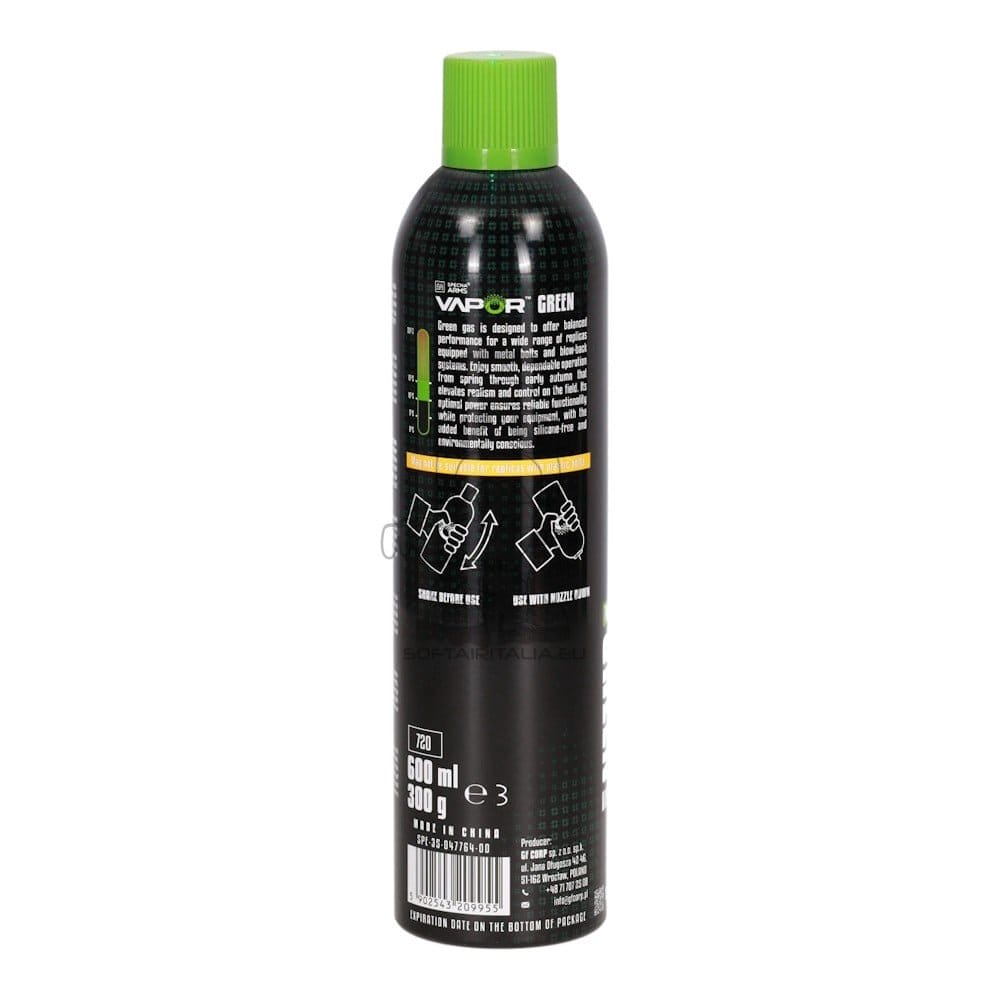 Green Gas Vapor Green 600ml di SPECNA ARMS