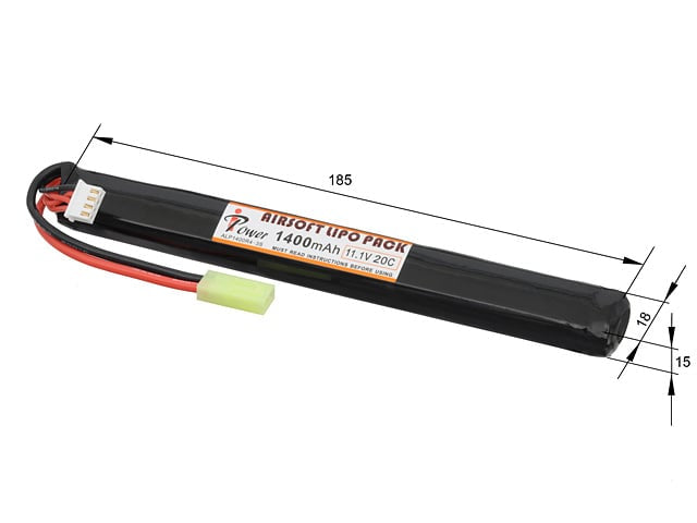 Batteria Li-Po 1400mAh 11.1V - Stick di IPOWER