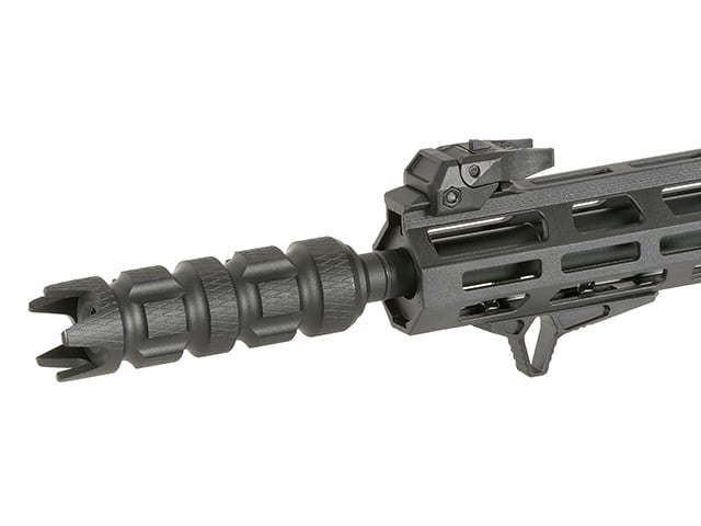 CNC Aluminum Mock Suppressor Queen 38 di SLONG AIRSOFT