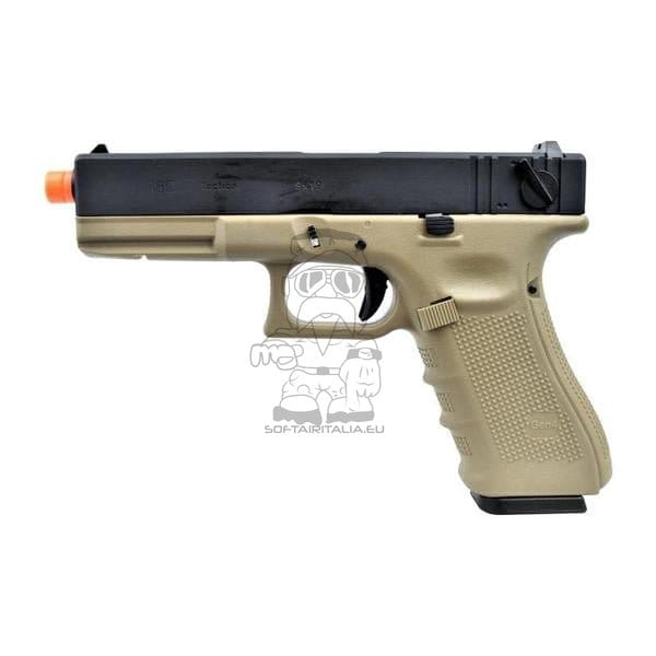 Pistola a Gas G-18 Gen4 Tan e Nera di WE