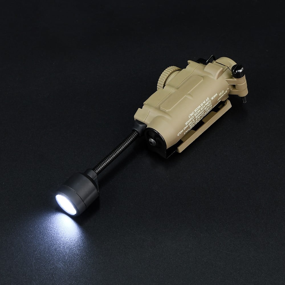 Torcia Tattica LED/IR per Elmetti di WADSN