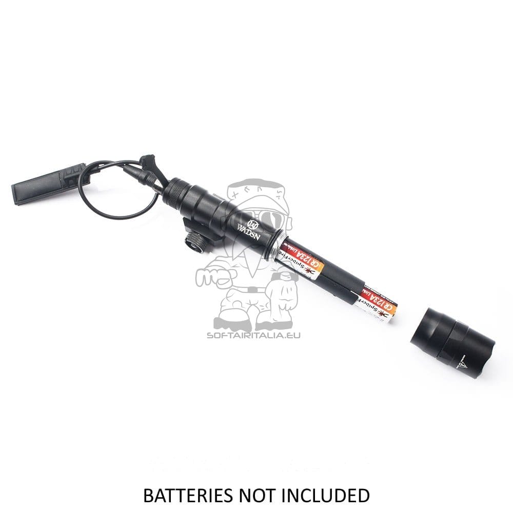 Torcia Tattica LED Dual Fuel Nera di WADSN