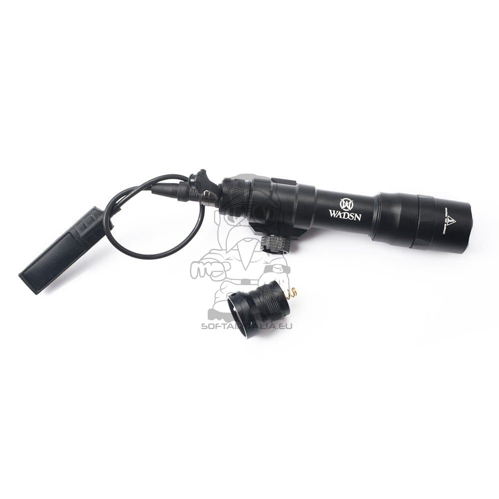 Torcia Tattica LED Dual Fuel Nera di WADSN