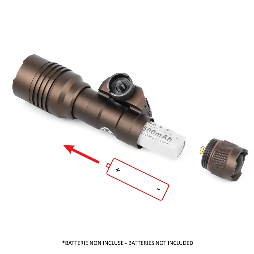 Torcia Tattica LED 500 Lumen di WADSN