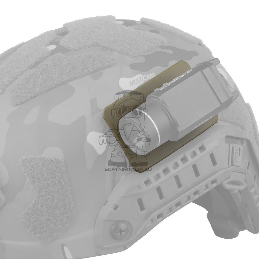 Attacco Slitta/Gopro per Velcro Elmetti di WOSPORT