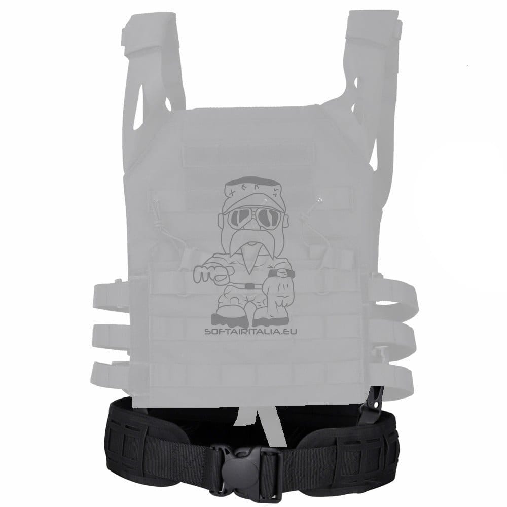 Cinturone Tattico Nero di WOSPORT