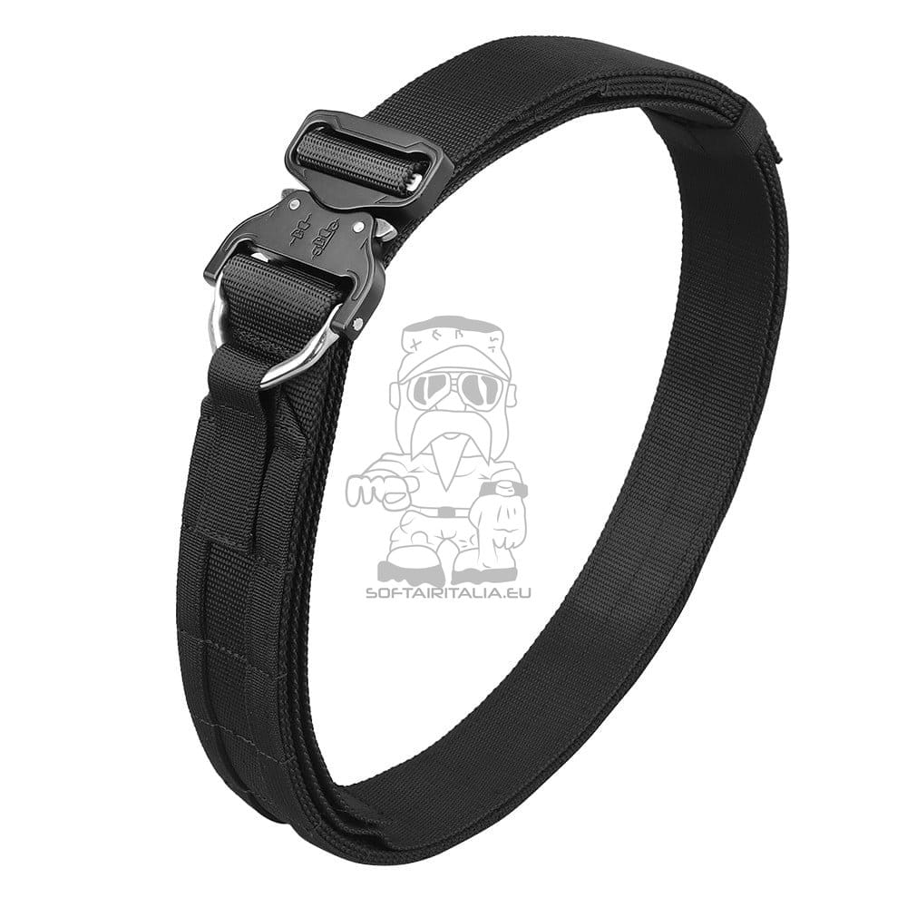 Cintura Tattica Knight Belt Nero di WOSPORT