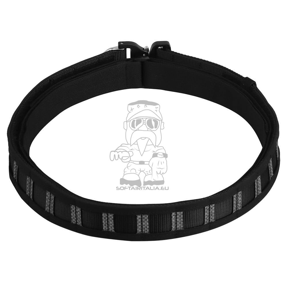 Cintura Tattica Combat Belt Nera di WOSPORT