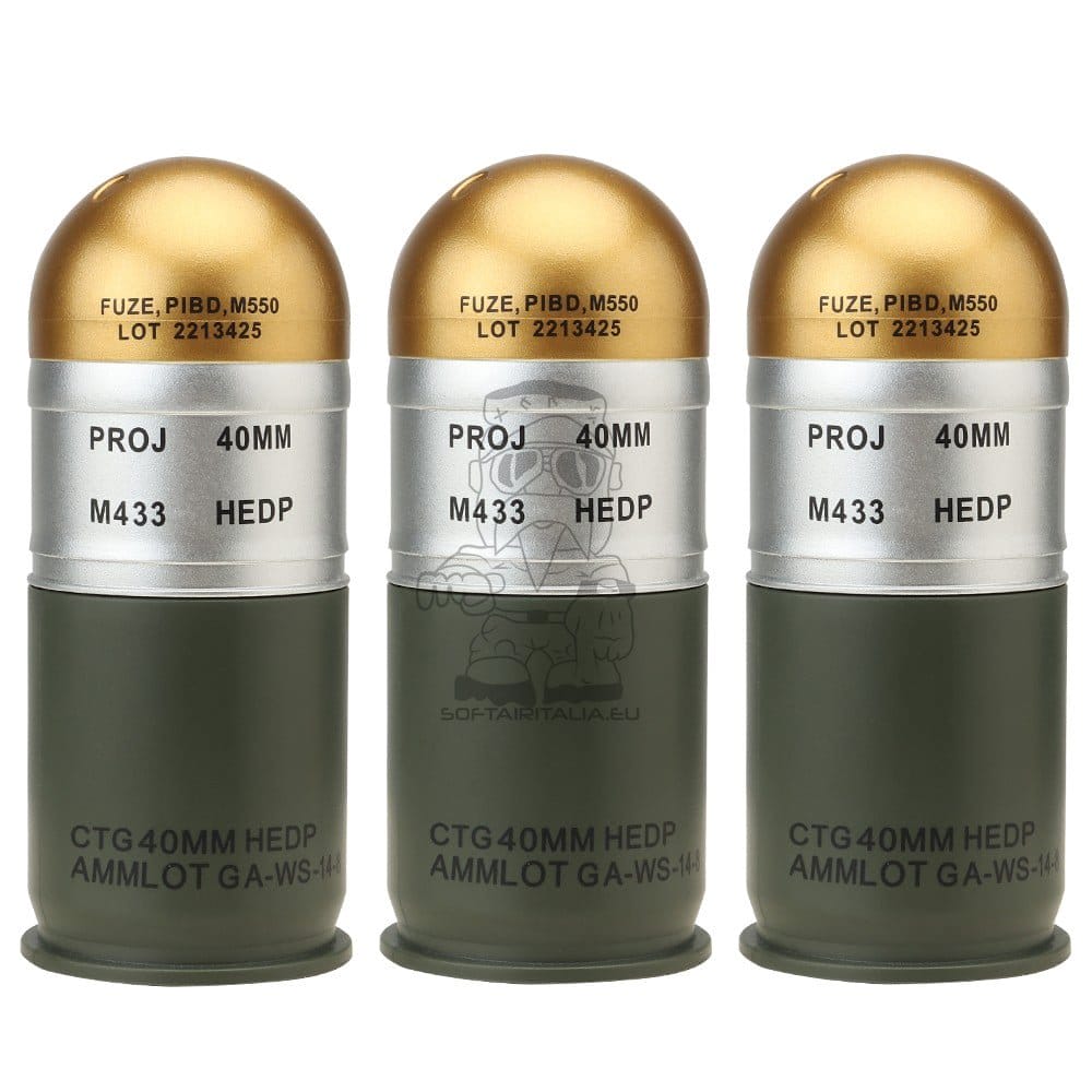 Granata M433 Dummy - Set 3 Pezzi di WOSPORT