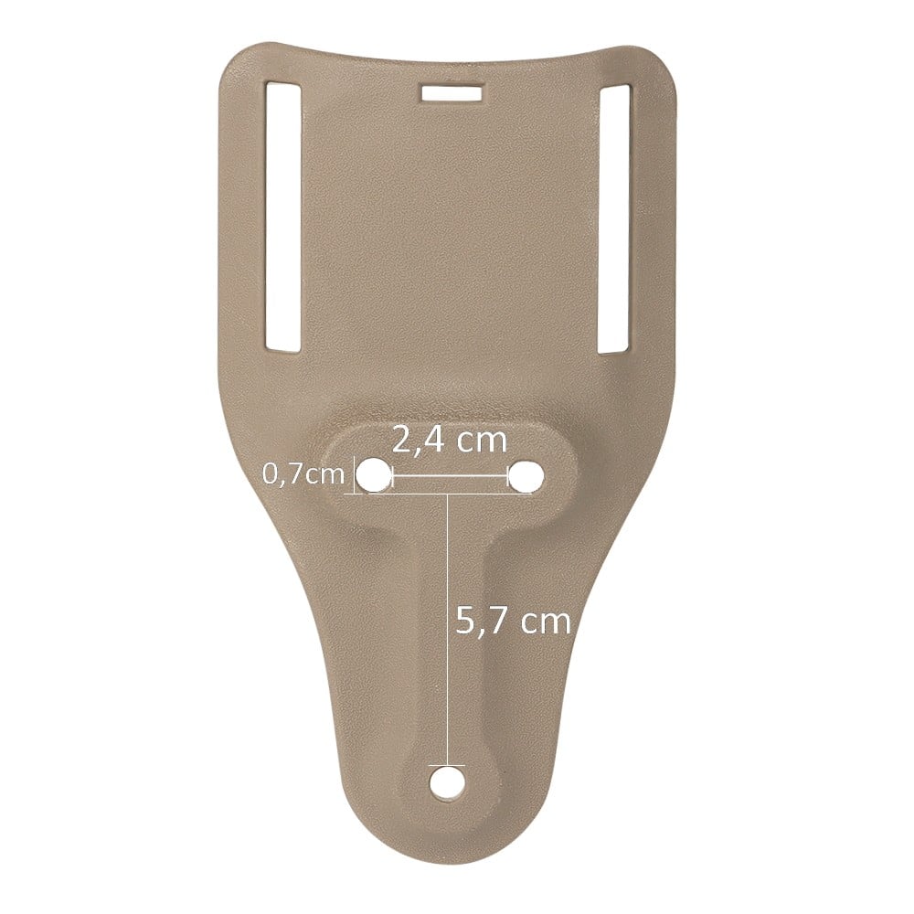 Adattatore Corto da Cintura per Fondine Quick Pull di WOSPORT