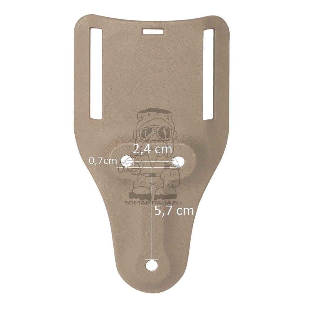 Adattatore Corto da Cintura per Fondine Quick Pull di WOSPORT
