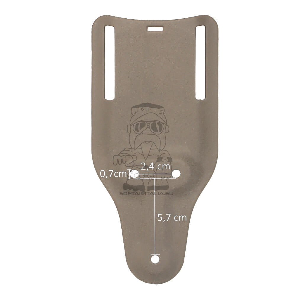 Adattatore Lungo da Cintura per Fondine Quick Pull di WOSPORT
