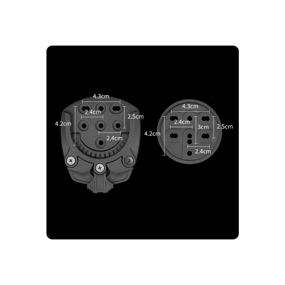 Supporto Base Rotabile 360° per Cintura di WOSPORT