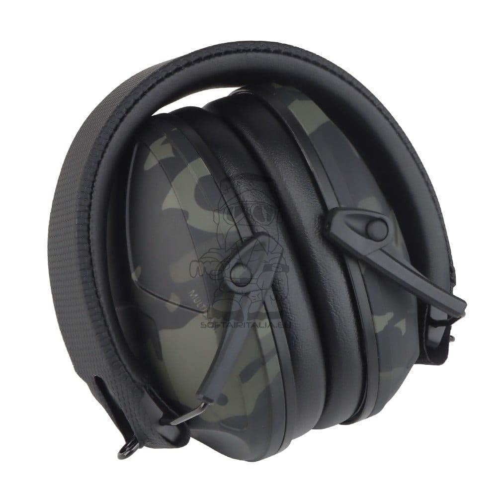 Cuffie con Riduzione Passiva del Rumore Multicam Nero di WOSPORT