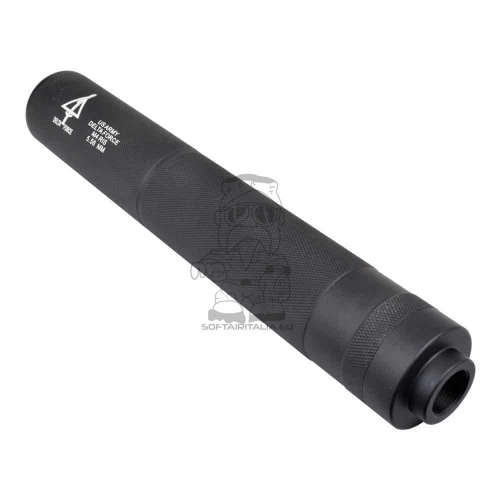 Silenziatore Tipo E 200x30mm per Softair di CYMA