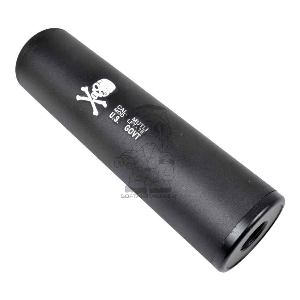 Silenziatore Tipo F 130x35mm per Softair di CYMA