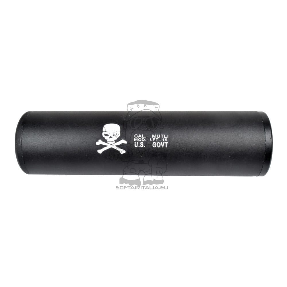 Silenziatore Tipo F 130x35mm per Softair di CYMA