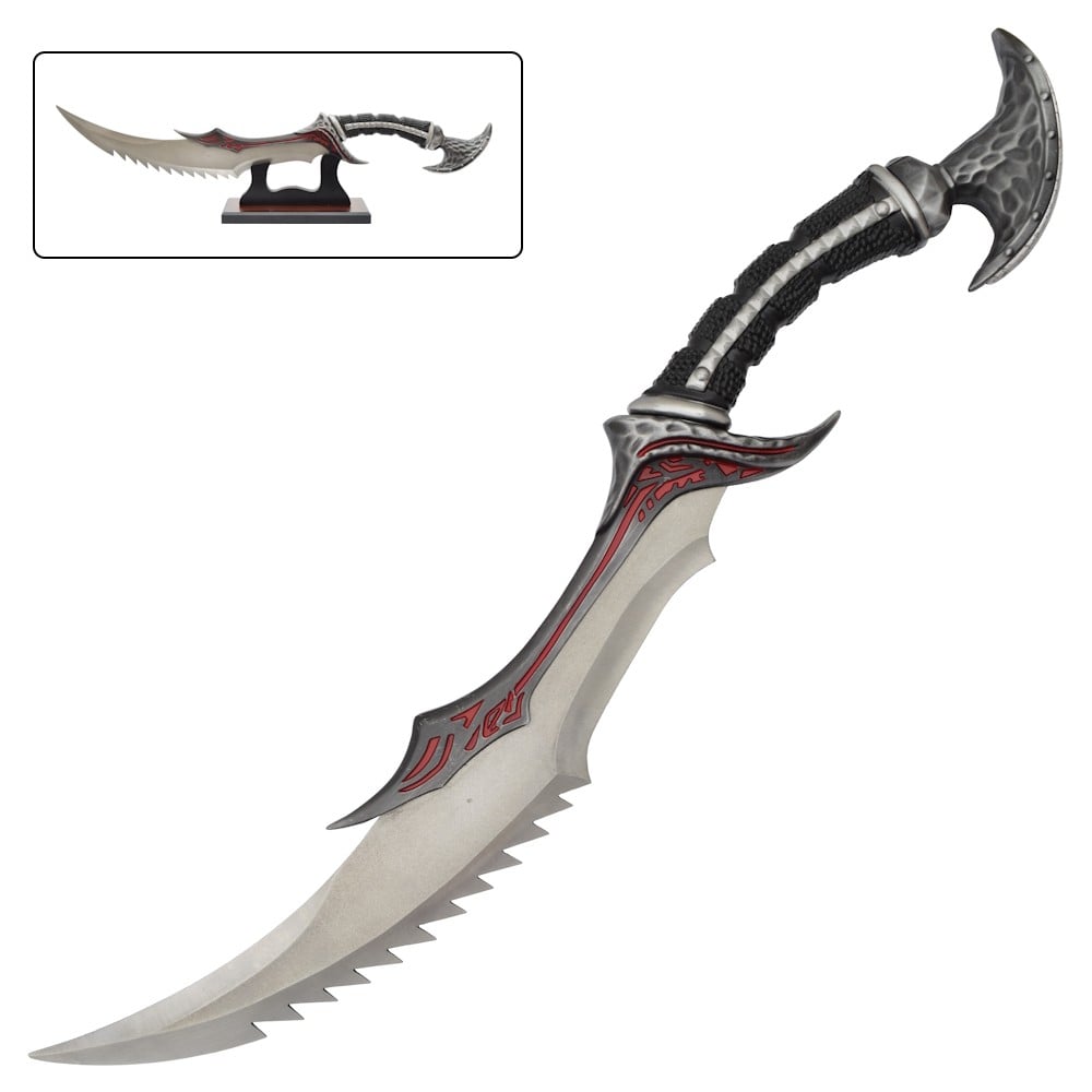 Pugnale ornamentale ispirato al Daedric Warrior di Skyrim