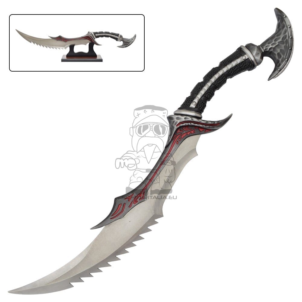 Pugnale ornamentale ispirato al Daedric Warrior di Skyrim