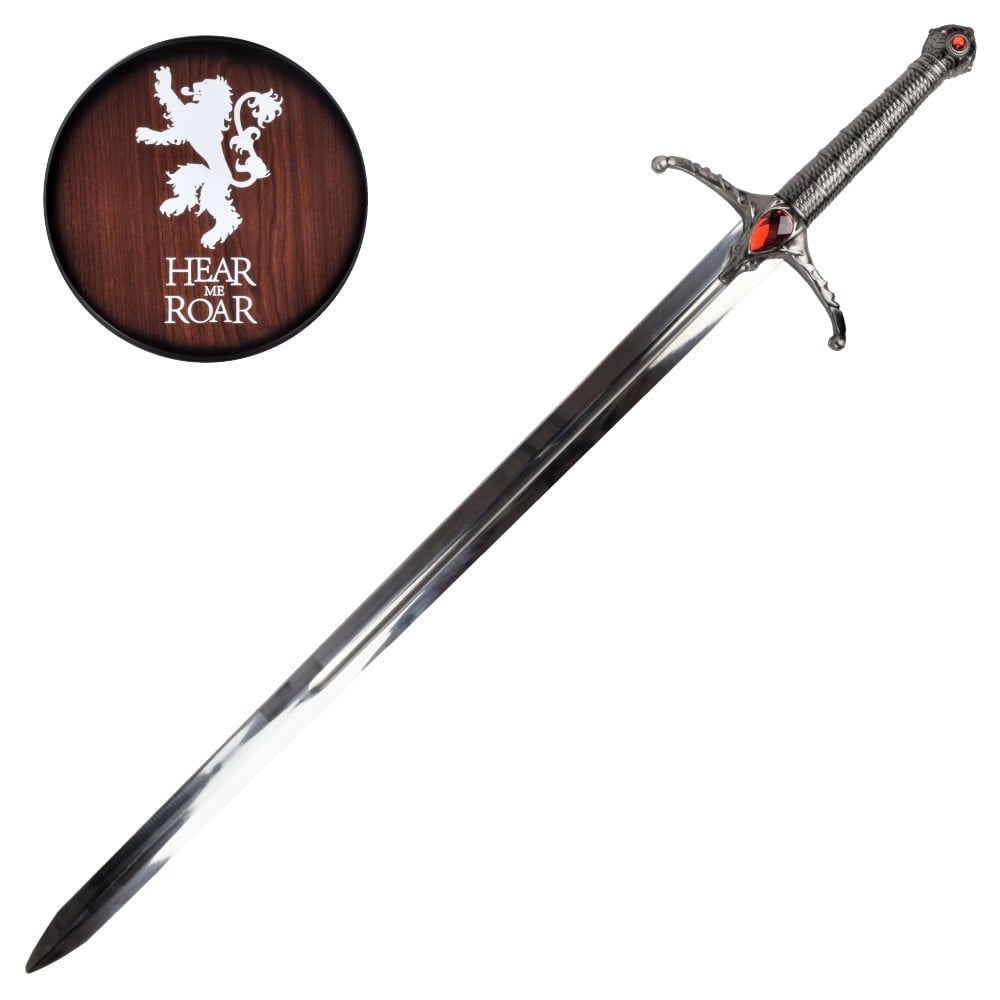 Spada ornamentale fantasy ispirata a Jamie Lannister di Games of Thrones