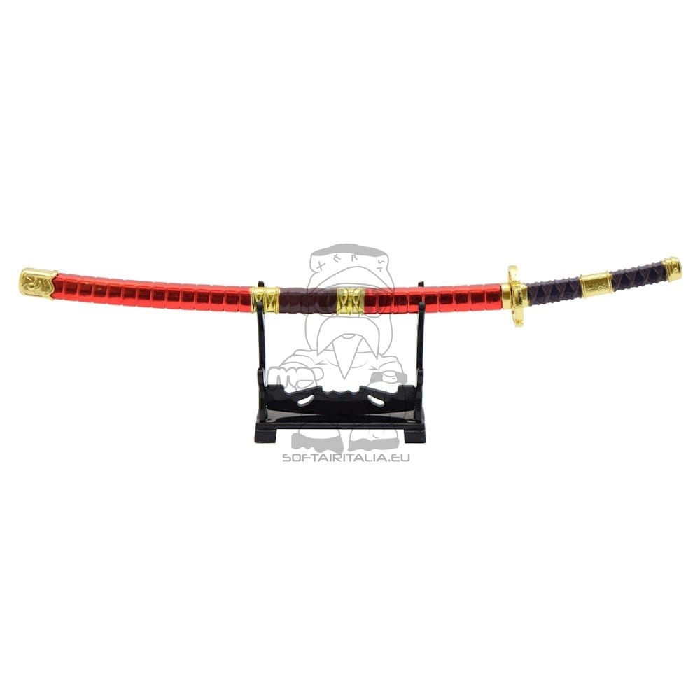 Katana ornamentale in miniatura Sandai Kitetsu di Zoro One Piece