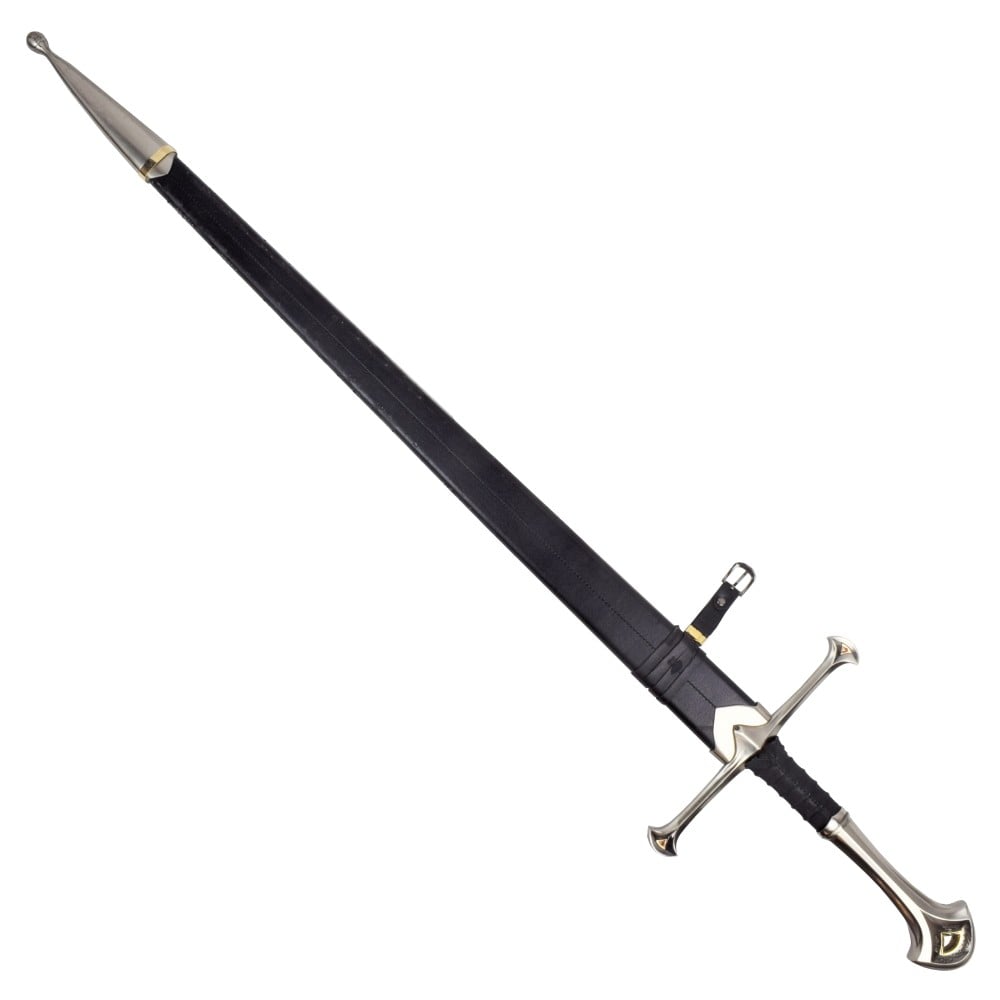 Spada ornamentale con incisioni ispirata ad Anduril di Aragorn