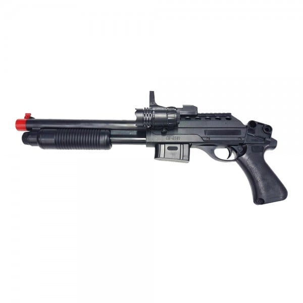 Fucile a pompa economico con torcia e red dot