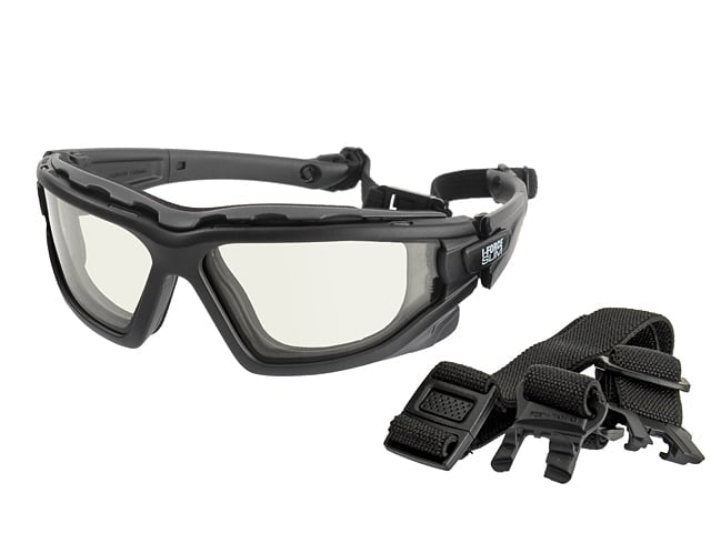 Occhiali balistici I-Force Slim anti-appannamento con doppia lente trasparente di PYRAMEX