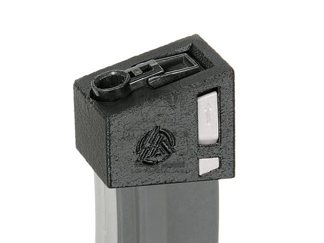 Adattatore caricatore MP5/UTR nero di HADES AIRSOFT