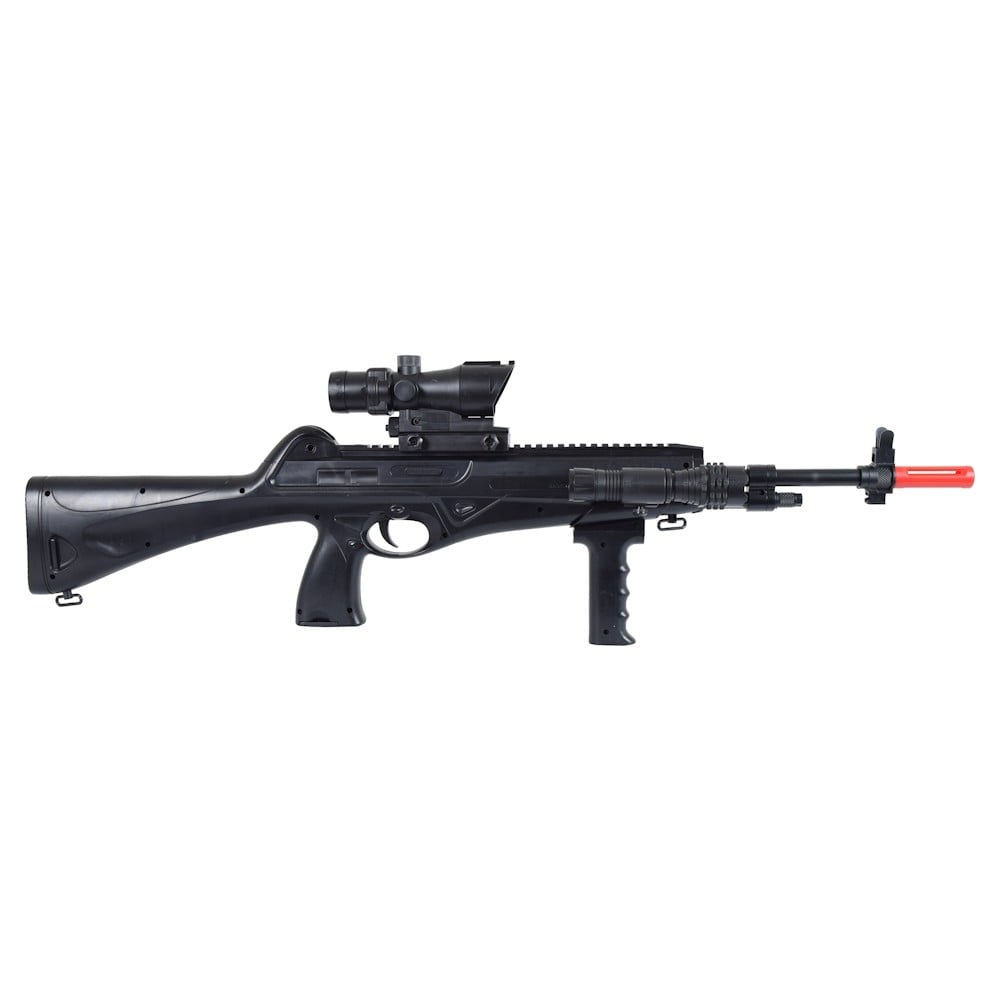 Fucile a molla Vigor con red dot e torcia