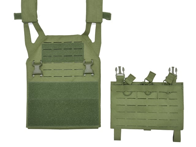 Portapiastre Operator Laser-Cut Buckle Up AR15/AK Multicam di 8FIELDS