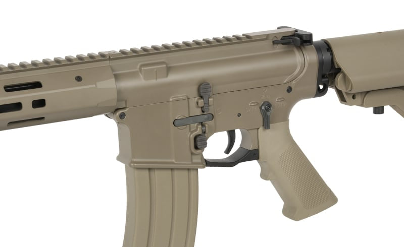 Fucile softair M4/AR-15 Knight's Armament ETU Tan di WELL PRO