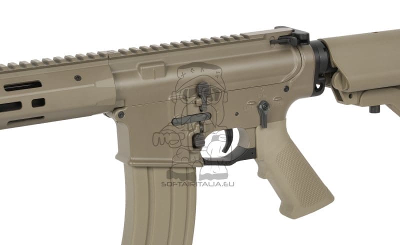 Fucile softair M4/AR-15 Knight's Armament ETU Tan di WELL PRO