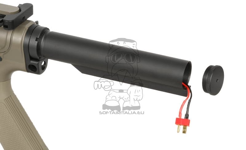 Fucile softair M4/AR-15 Knight's Armament ETU Tan di WELL PRO