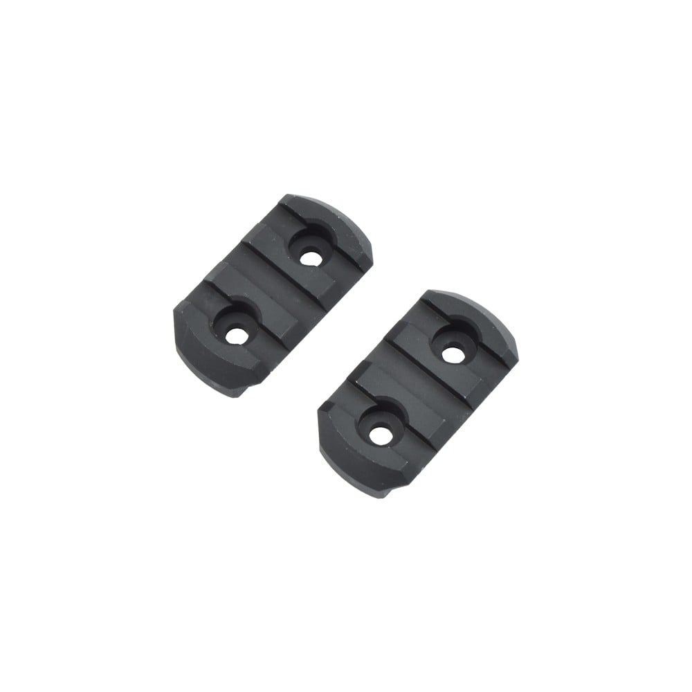 Set di slitte 20mm a 3 slot nere per M-LOK/KeyMod di CLASSIC ARMY