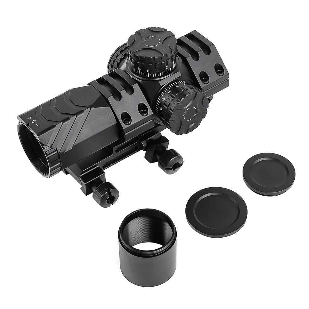 Ottica compatta zoom 3X lente 25mm nera di AIM-O