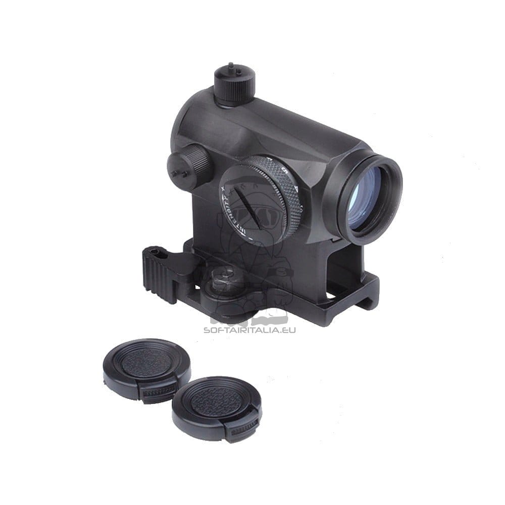 Red dot con attacco QD con rialzo nero di AIM-O