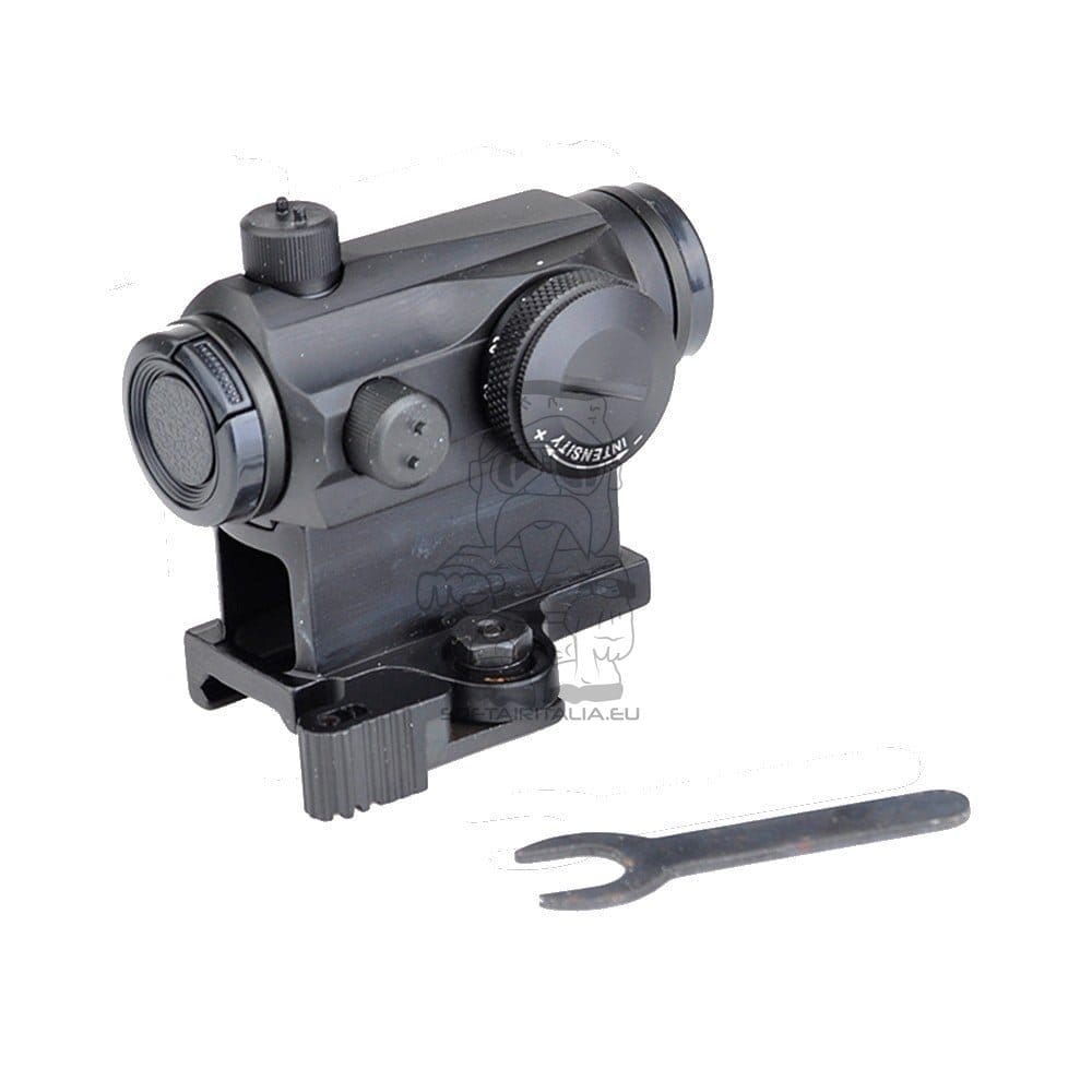 Red dot con attacco QD con rialzo nero di AIM-O