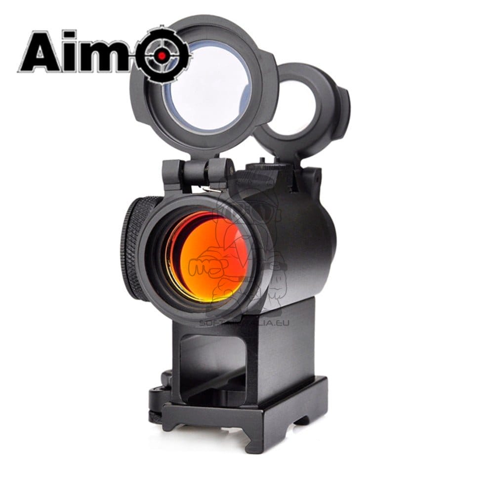 Red Dot 2 MOA nero per softair di AIM-O