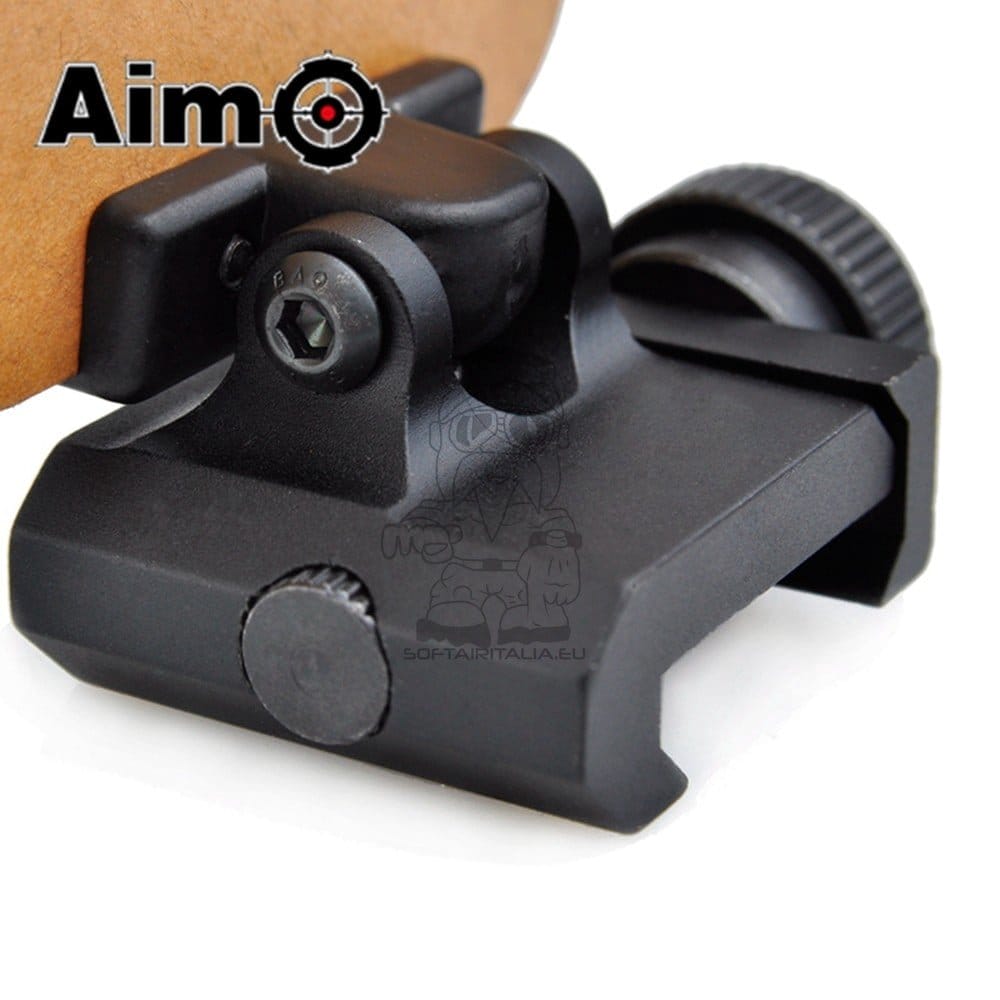 Protezione universale lente flip-up nera di AIM-O