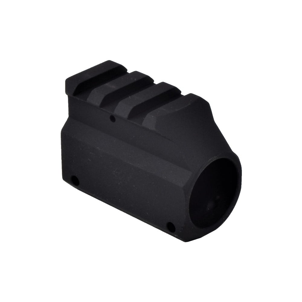 Gas Block con slitta superiore full metal nero