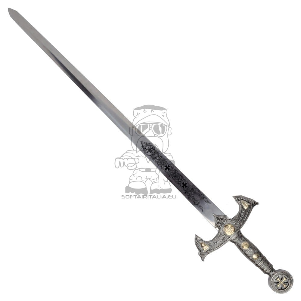 Spada Templare bicolore versione deluxe ornamentale