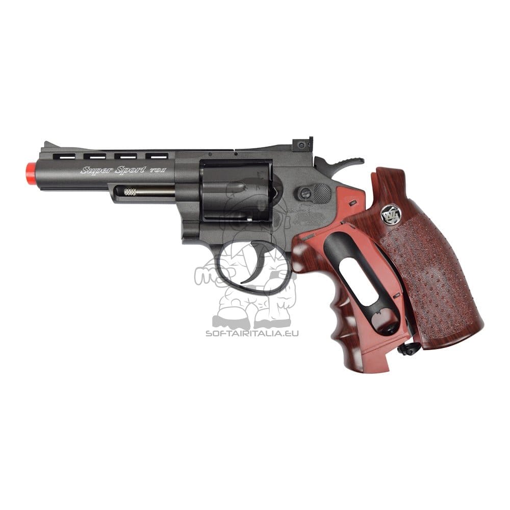 Revolver a CO2 4 pollici nero Win Gun